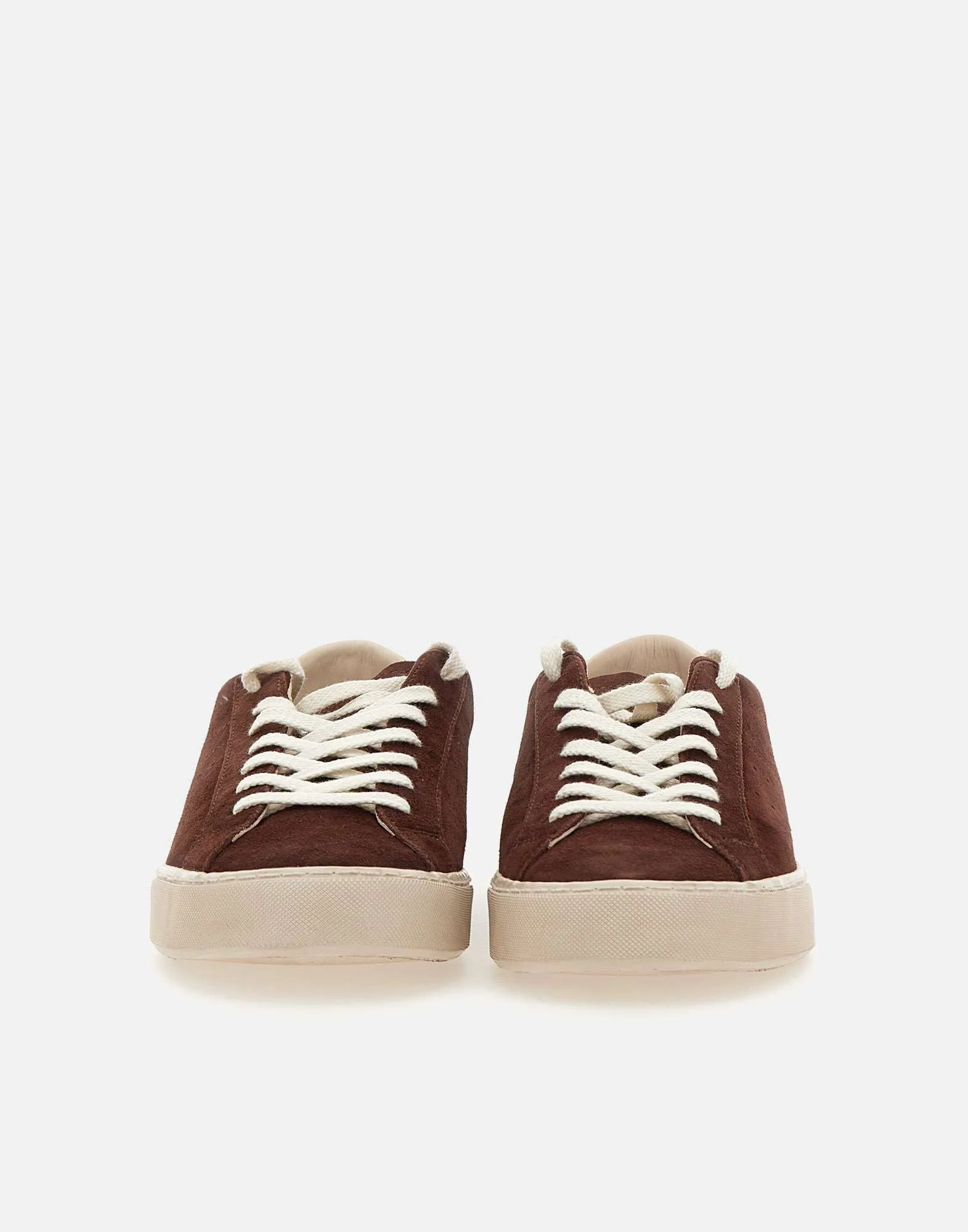Hill Low Suede Leather Sneakers in Brown